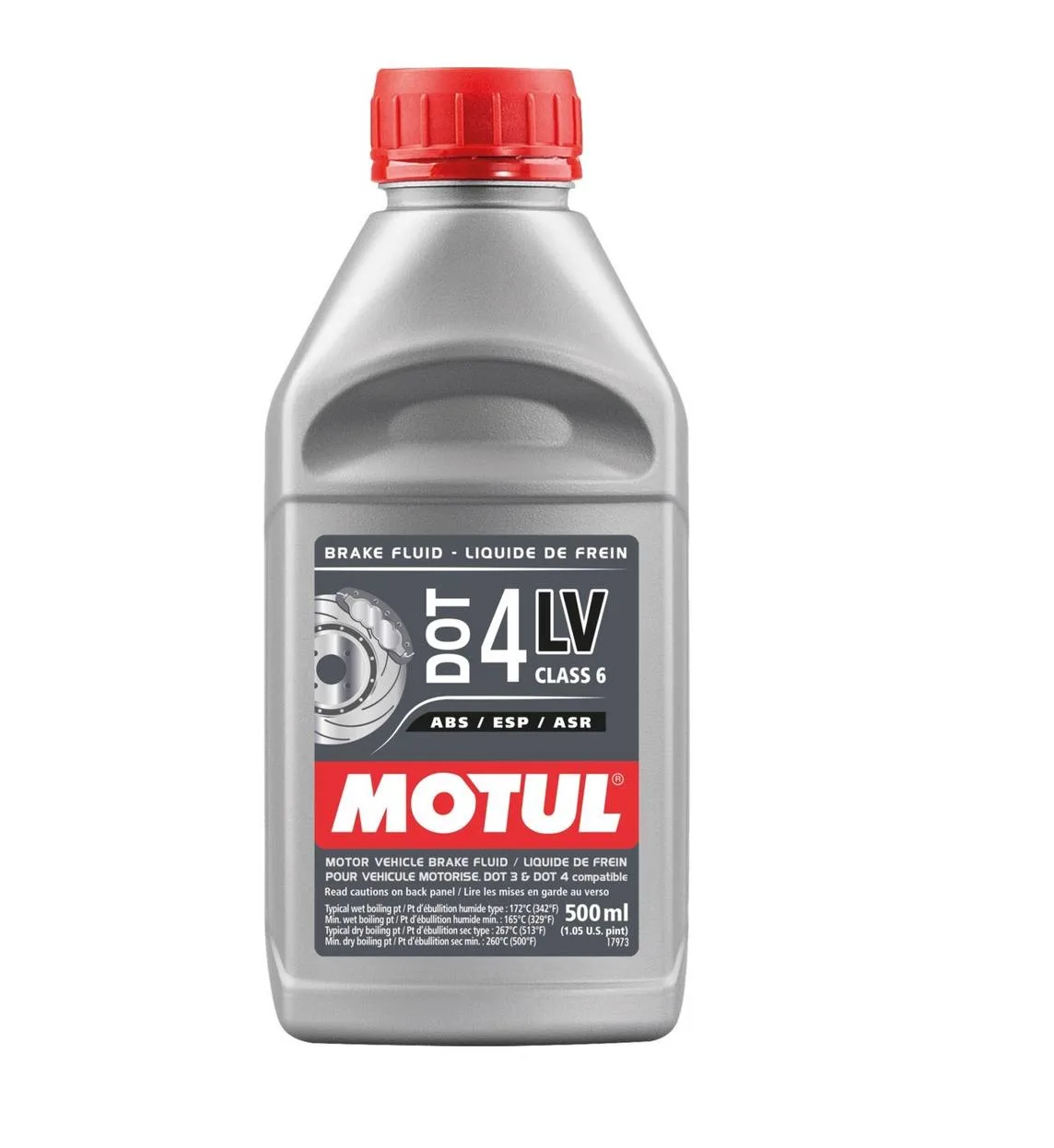 Motul DOT 4 LV Brake Fluid 500ml